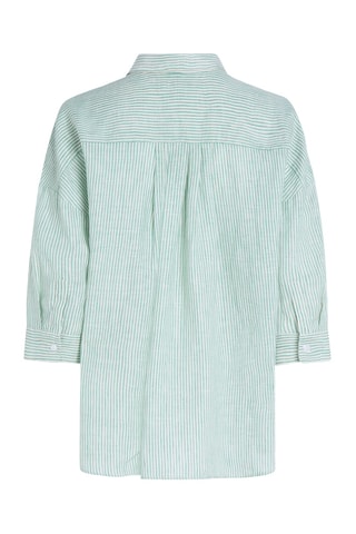 Chemisier loose en lin - Vert