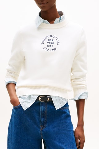 Sweat en coton biologique - Ivoire