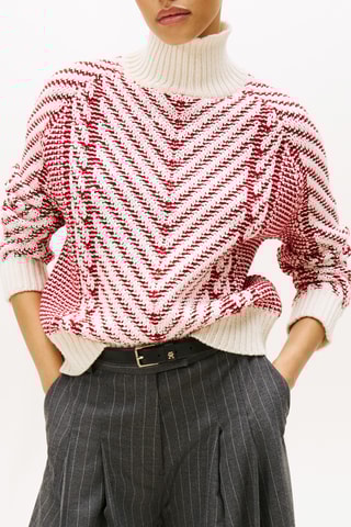 Pull en laine - Rouge