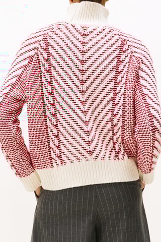 Pull en laine - Rouge