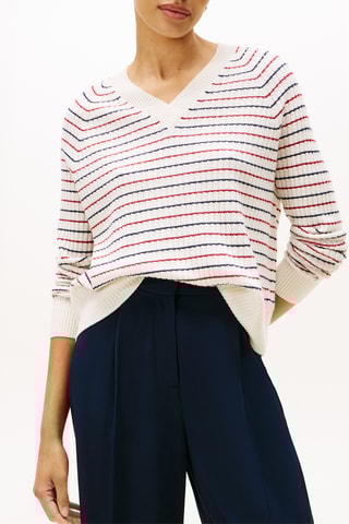 Pull en laine et cachemire - Blanc