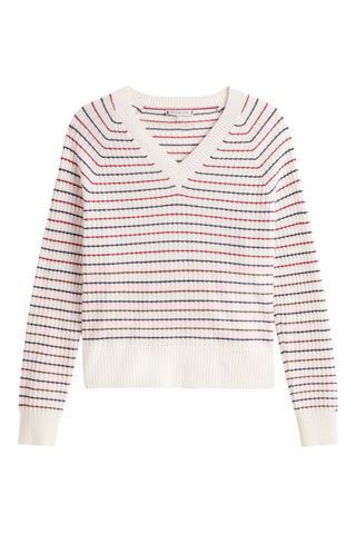 Pull en laine et cachemire - Blanc