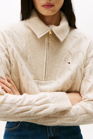 Pull en laine - Beige