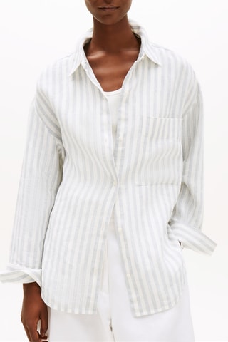 Chemisier en lin - Blanc