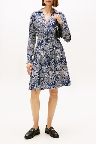 Robe portefeuille - Bleu marine