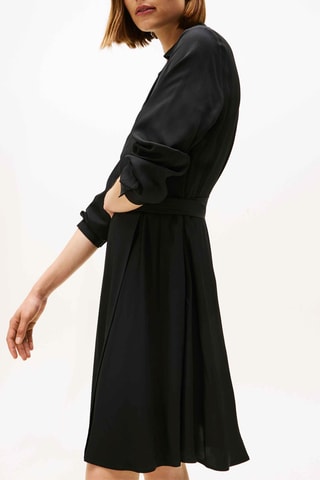 Robe portefeuille - Noir