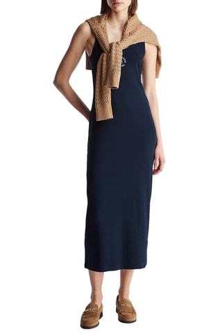 Robe longue - Bleu marine