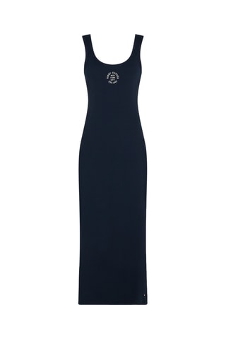 Robe longue - Bleu marine