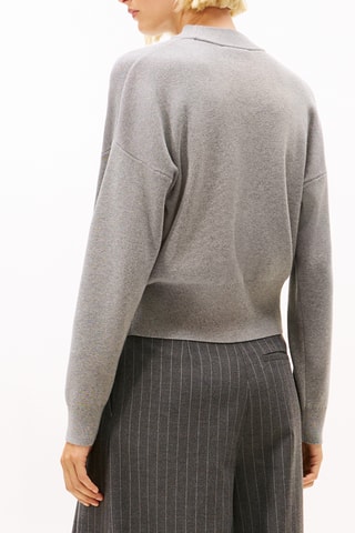 Pull en coton biologique - Gris