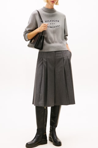 Pull en coton biologique - Gris