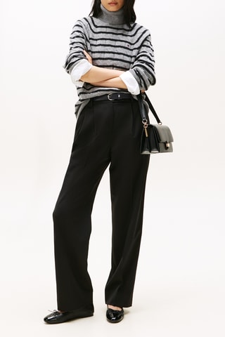 Pull en laine - Gris chiné