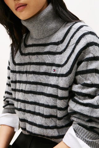 Pull en laine - Gris chiné