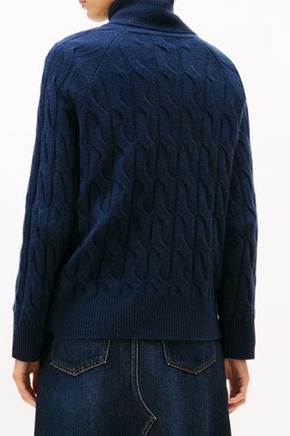 Pull en laine - Bleu marine