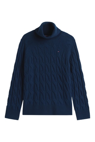 Pull en laine - Bleu marine