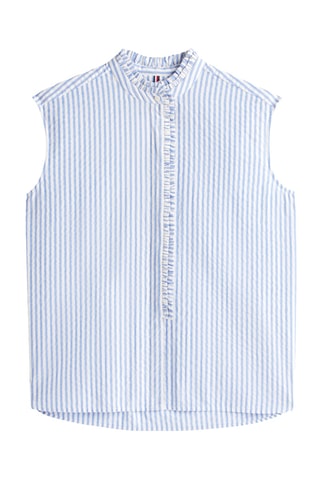 Chemisier en coton biologique - Ciel