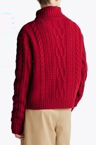Pull en laine - Rouge