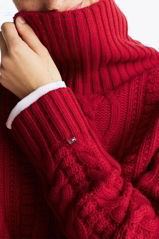 Pull en laine - Rouge