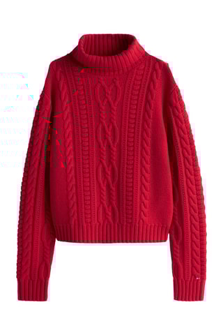 Pull en laine - Rouge