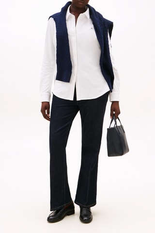 Chemisier slim - Blanc