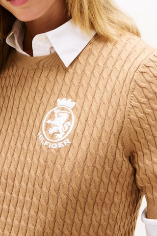 Pull en coton biologique - Marron clair