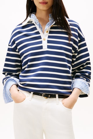 Polo - Bleu marine et ivoire