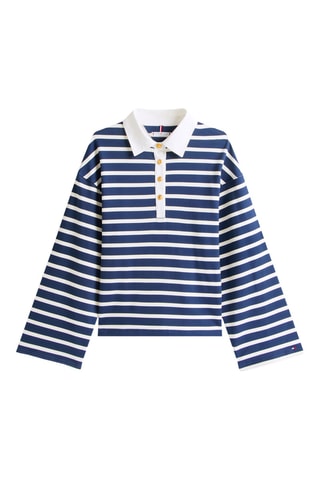 Polo - Bleu marine et ivoire