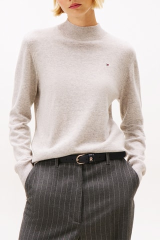 Pull en laine et cachemire - Gris clair