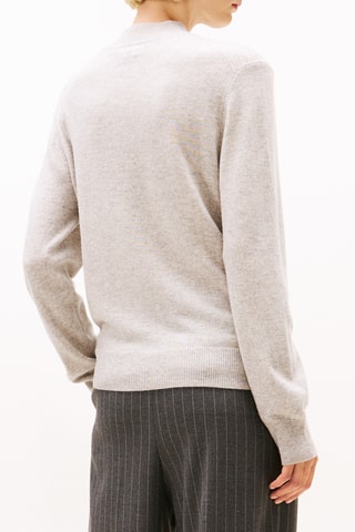 Pull en laine et cachemire - Gris clair