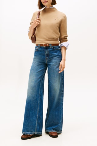 Pull en laine et cachemire - Marron clair