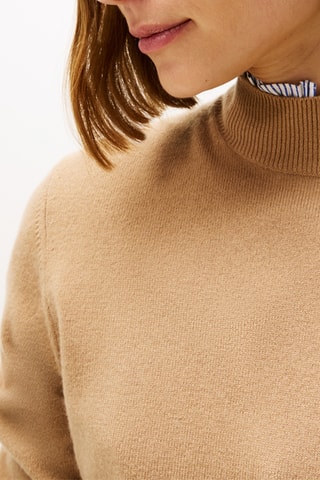 Pull en laine et cachemire - Marron clair