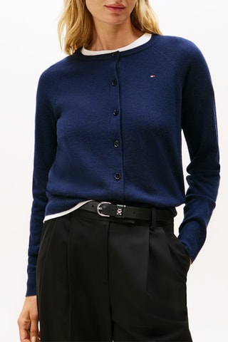 Gilet en laine et cachemire - Bleu marine