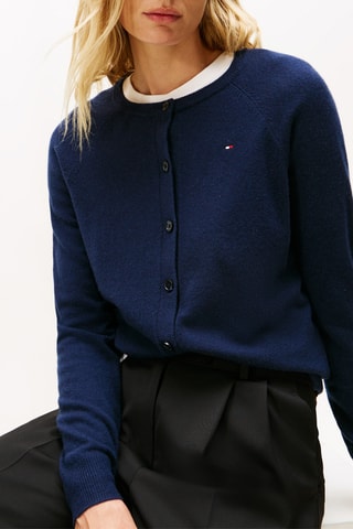 Gilet en laine et cachemire - Bleu marine