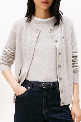 Gilet en laine et cachemire - Gris clair