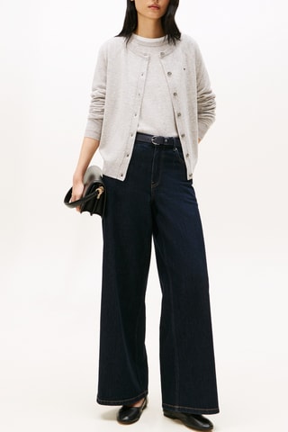 Gilet en laine et cachemire - Gris clair