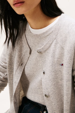 Gilet en laine et cachemire - Gris clair