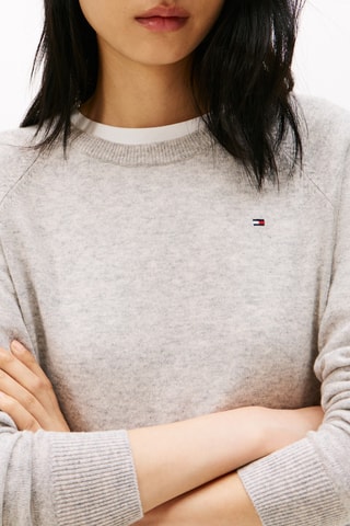 Pull en laine et cachemire - Gris chiné