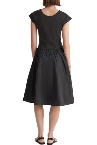 Robe patineuse trompe-l’œil - Noir