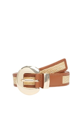 Ceinture en cuir - Beige