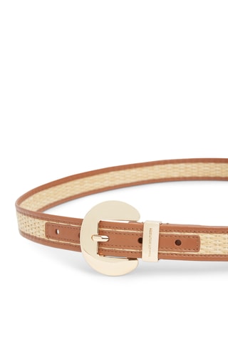 Ceinture en cuir - Beige