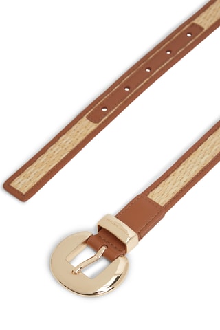 Ceinture en cuir - Beige