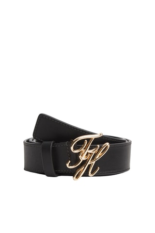 Ceinture en cuir - Noir