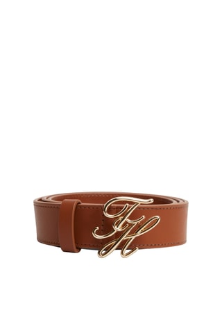 Ceinture en cuir - Marron