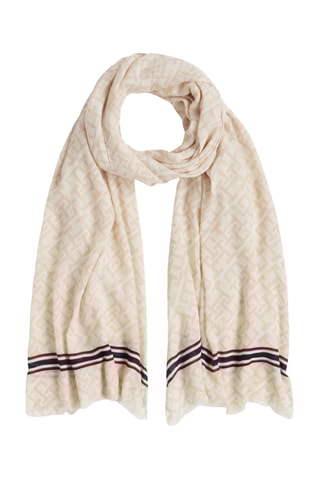 Foulard en coton biologique - Beige