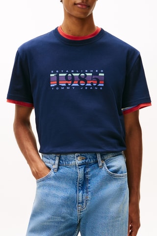 T-shirt regular - Bleu nuit