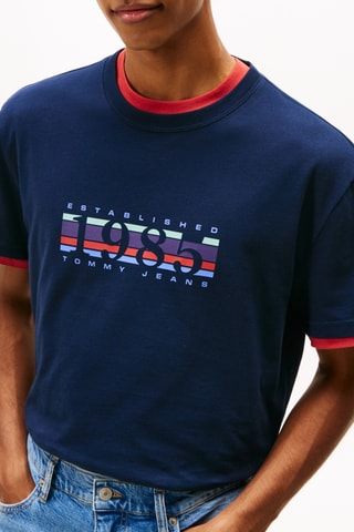 T-shirt regular - Bleu nuit