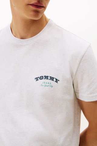 T-shirt regular - Gris clair chiné