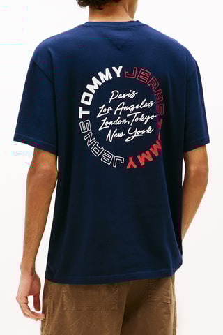 T-shirt relaxed - Bleu marine