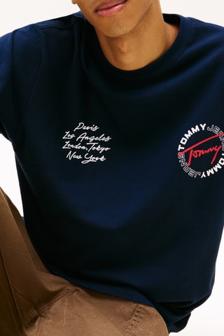 T-shirt relaxed - Bleu marine