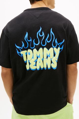 T-shirt relaxed - Noir