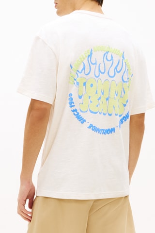 T-shirt relaxed - Blanc
